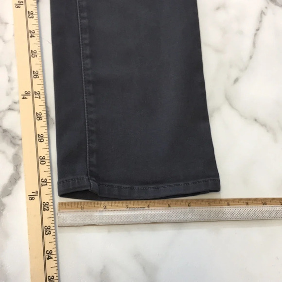 NYDJ Not Your Daughters Jeans Gray Slim Leg Jeans Womens 14‎ Dark Cotton Blend - Picture 6 of 12